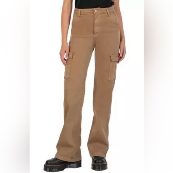 Kut from the Kloth Denim - NWT Kut from the Kloth Miller High Waist Wide Leg Cargo Jeans 10